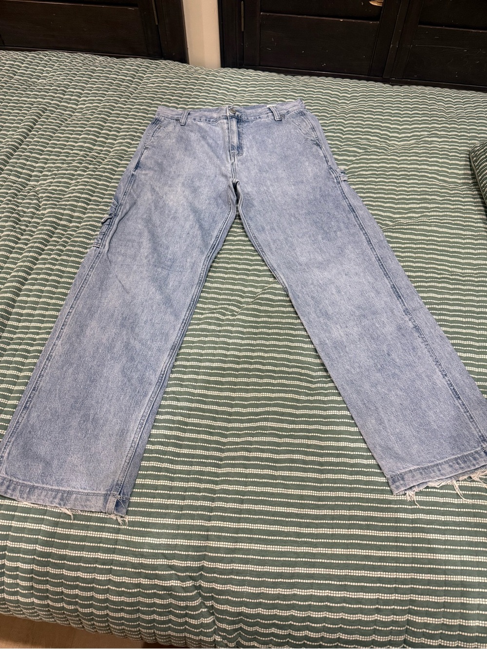 PacSun Men's Light Blue Straight Jeans